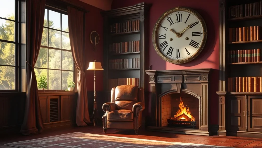 Vintage wall watches for gentleman room interior

