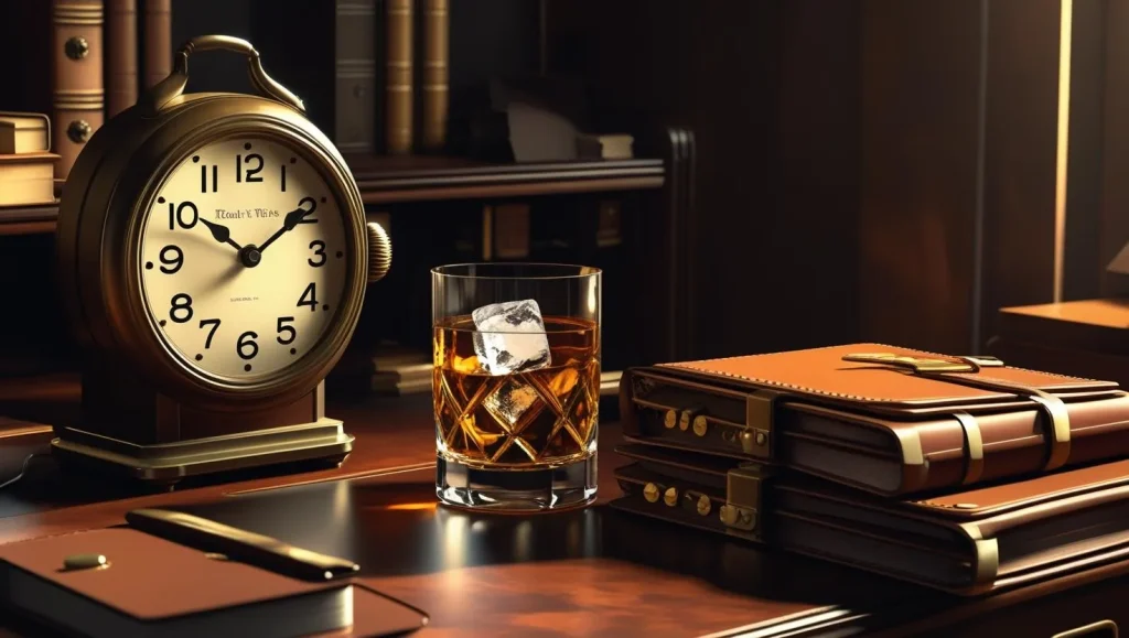 Minimal wall watches for gentleman room decor

