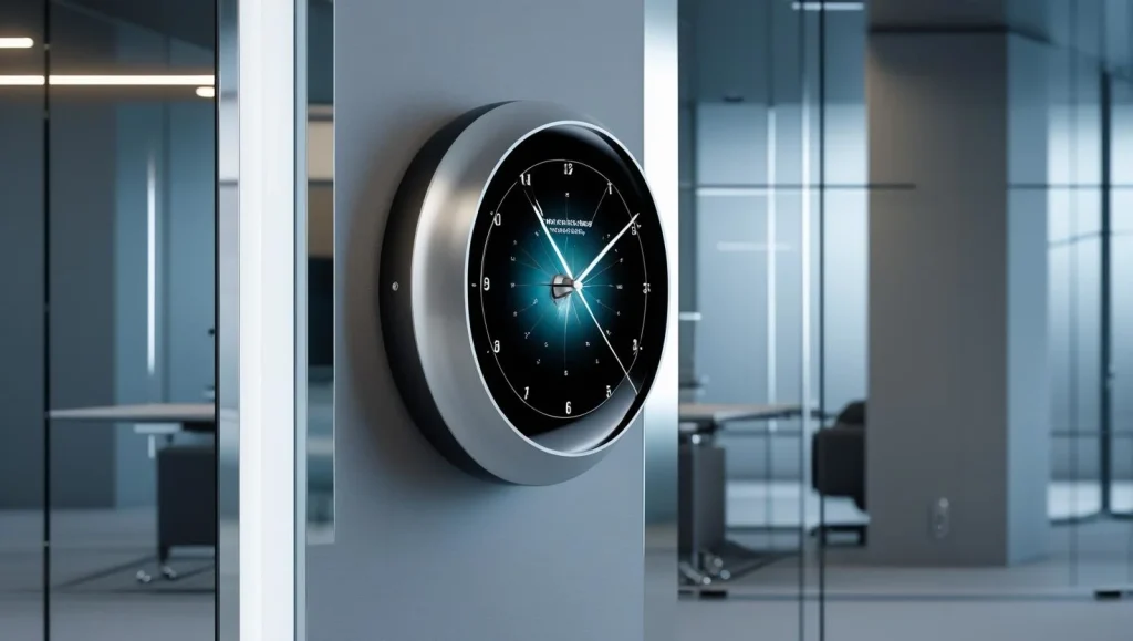 Black and gold luxury wall watches for gentleman room

