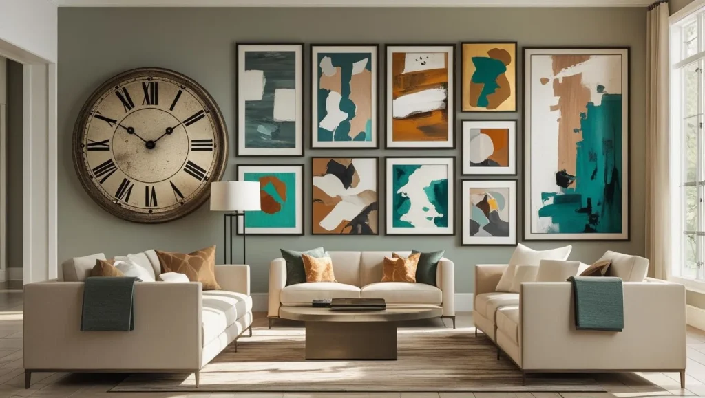 Tech-inspired atomic wall watches for gentleman room

