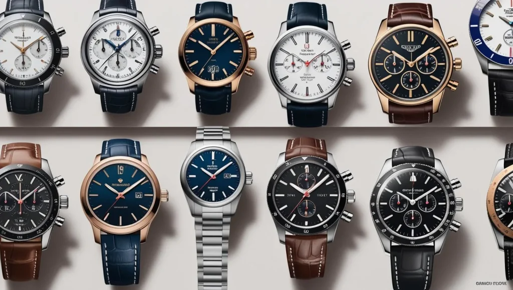 Stylish analog watches for men with minimalist design

